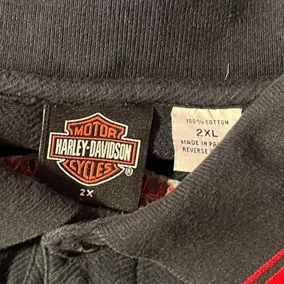 Harley davidson mens polo top - Picture 7 of 7